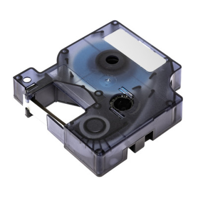 Nastro Q-Connect compatibile con etichettatrici Dymo D1 Label Manager 9 mm x 7 m nero/trasparente - KF18847