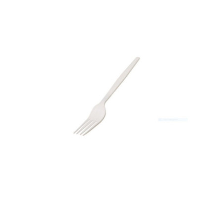 Posate in CPLA biodegradabile e compostabile bianco