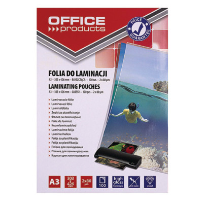 Pouches per plastificatrici Office Products finitura lucida