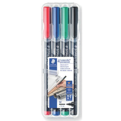 Penna a punta sintetica Lumocolor® permanent pen 317 M