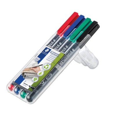 Penna a punta sintetica Lumocolor® permanent pen 318 F