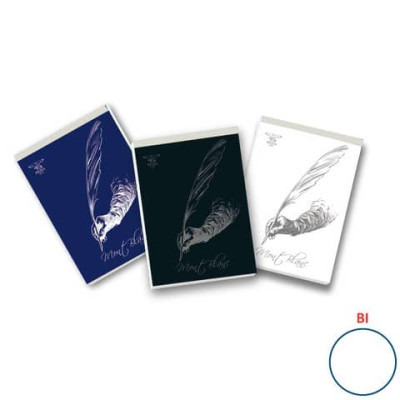 Blocco con punto metallico 70 fogli bianchi Mont Blanc