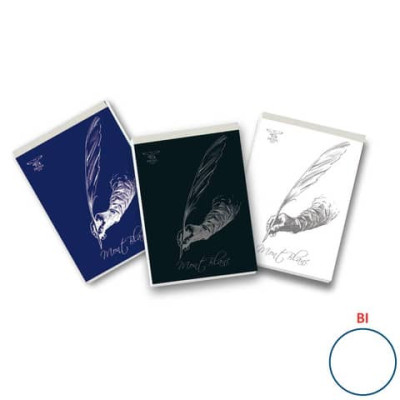 Blocco con punto metallico 70 fogli bianchi Mont Blanc