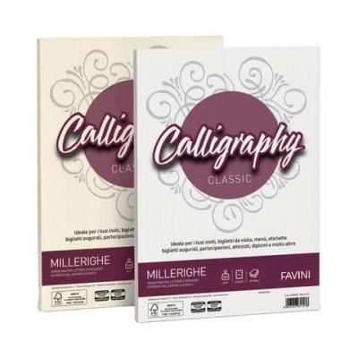 Carta pergamena Calligraphy Millerighe