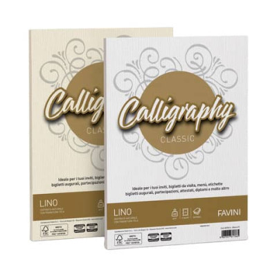 Carta lino da lettere Calligraphy