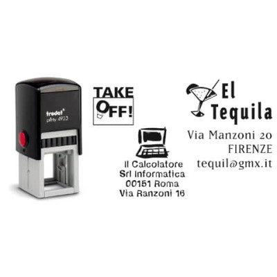 Timbro autoinchiostrante personalizzabile Printy