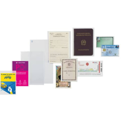 Buste trasp. a sacco Upocket liscio superior