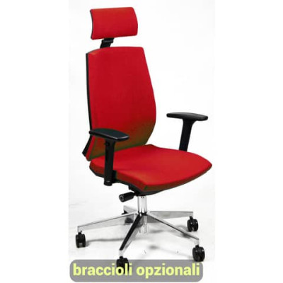 Sedia operativa Larissa LR1SB rivestimento ignifugo