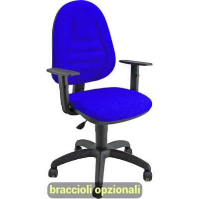 Sedia operativa girevole Metis MTPRO - rivestimento microfibra