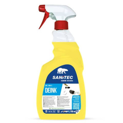Detersolvente per inchiostri, colla e grasso SANITEC Deink 750 ml 1884-S