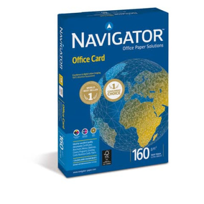 Carta per fotocopie A4 Navigator Office Card 160 g/m² Risma da 250 fogli - NOC1600050