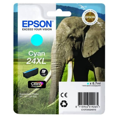 Cartuccia inkjet alta capacità Elefante 24XL Epson