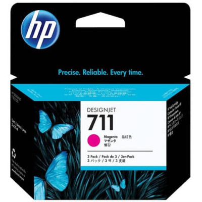 Cartucce inkjet 711 HP - conf, 3 pezzi
