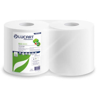 Bobina multiuso Lucart Eco 800 strappi 180 mt - 2 veli - Conf. 2 rotoli - 852421