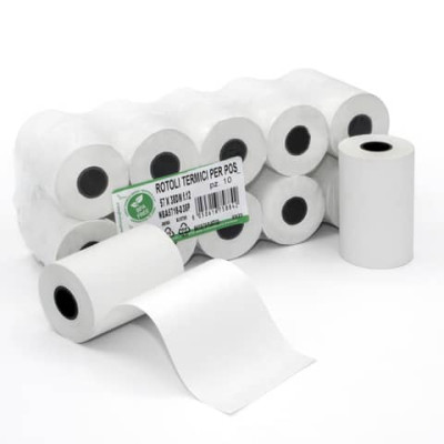 Rotoli in carta termica BPA FREE per POS 48 g/m²