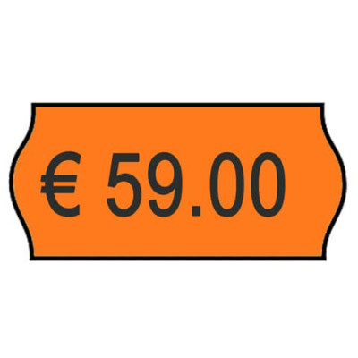 Etichette sagomate permanenti formato 26x12mm