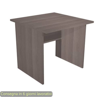Scrivania con fianchi melaminico Presto - 80x80x72 cm