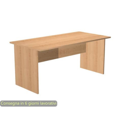 Scrivania con fianchi melaminico Presto - 160x80x72 cm