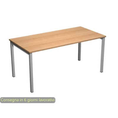 Scrivania con fianchi in metallo Presto Venere Plus - 140x80x72,5 cm