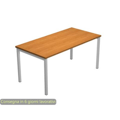 Scrivania con fianchi in metallo Presto Venere Plus - 180x80x72,5 cm