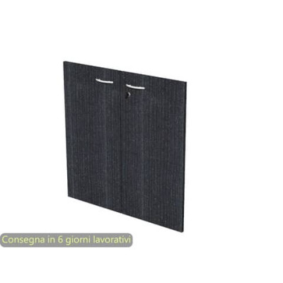 Coppia ante con serratura per mobile basso Presto - 80x67 cm