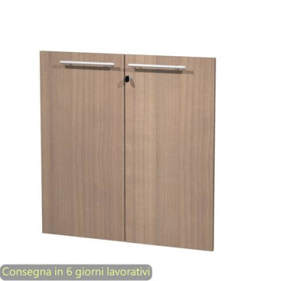 Coppia ante in melaminico Flora - 80x77 cm