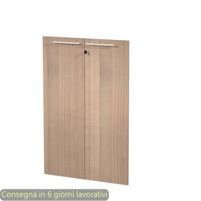 Coppia ante in melaminico Flora - 80x115,4 cm