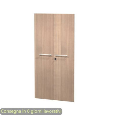 Coppia ante in melaminico Flora - 80x153,8 cm