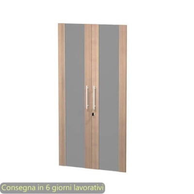 Coppia ante in vetro Flora - 80x115,4 cm