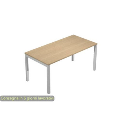 Scrivania per open-space fianchi metallo Bridge - 140x80x72,5 cm