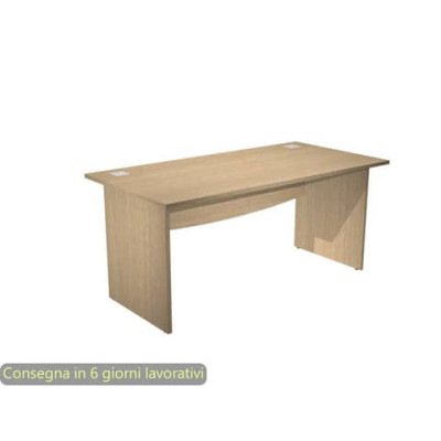 Scrivania Flex fianchi in melaminico - 120x80x73 cm
