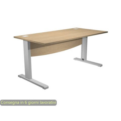 Scrivania Flex fianchi a L - 160x80x73 cm
