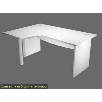 Scrivania Compact fianchi melaminico 160 SX