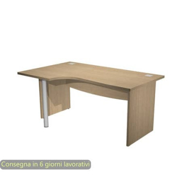 Scrivania Compact fianchi melaminico 160 SX