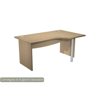 Scrivania Compact fianchi melaminico 180 DX