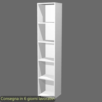 Libreria alta a giorno Protocollo - 40x32x196 cm