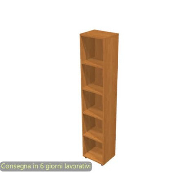 Libreria alta a giorno Protocollo - 40x32x196 cm