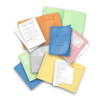 Cartelline a 3 lembi Eco senza stampa