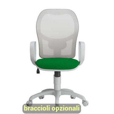 Sedia operativa girevole Unisit Hubble Grafix HUHUGR Eco