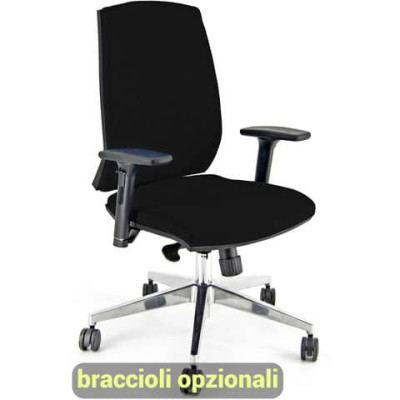 Sedia operativa Larissa LR1S rivestimento Eco