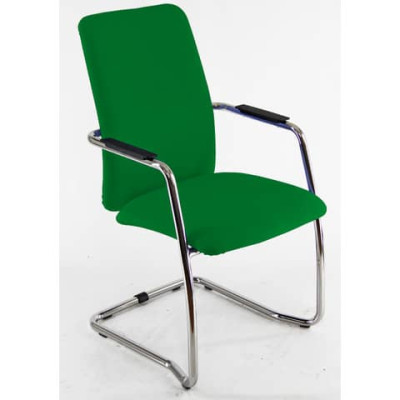 Sedia visitatore su slitta Lithium LTLTA rivestimento Eco